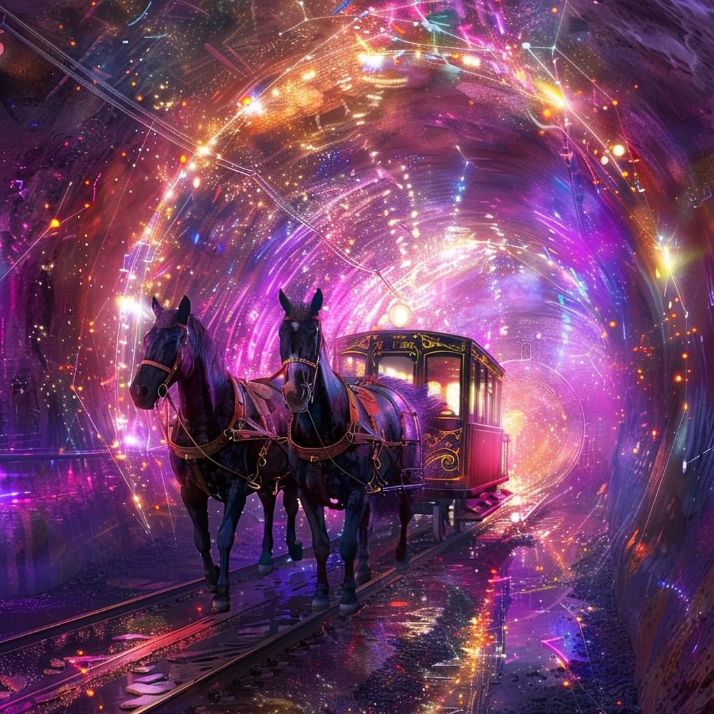 Illustration from the story Tramvaiul fermecat