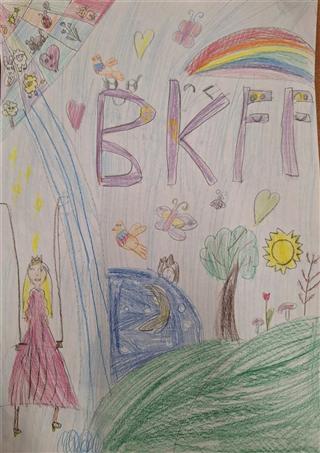 Desen făcut de un copil pentru BKFF