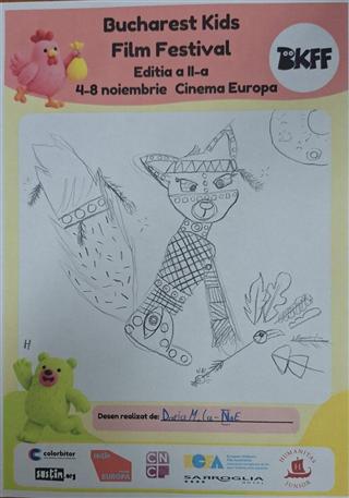 Desen făcut de un copil pentru BKFF