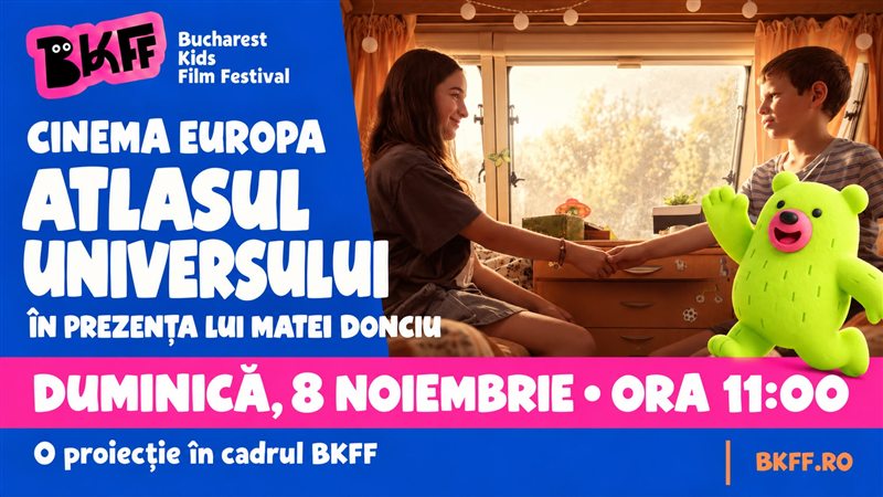 Afiș Atlasul Universului, duminică 8 noiembrie, ora 11:00