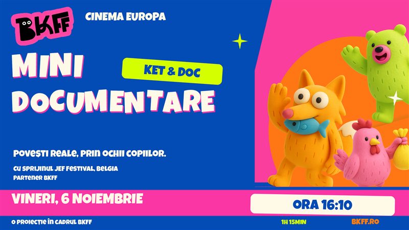 Afiș Mini documentare, vineri 6 noiembrie, ora 16:10