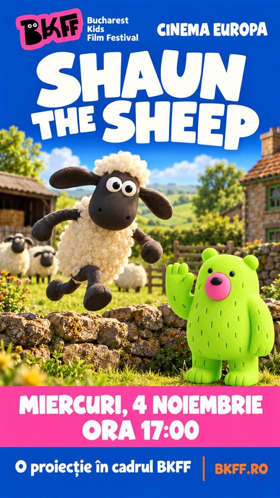 Afiș Shaun the Sheep la BKFF