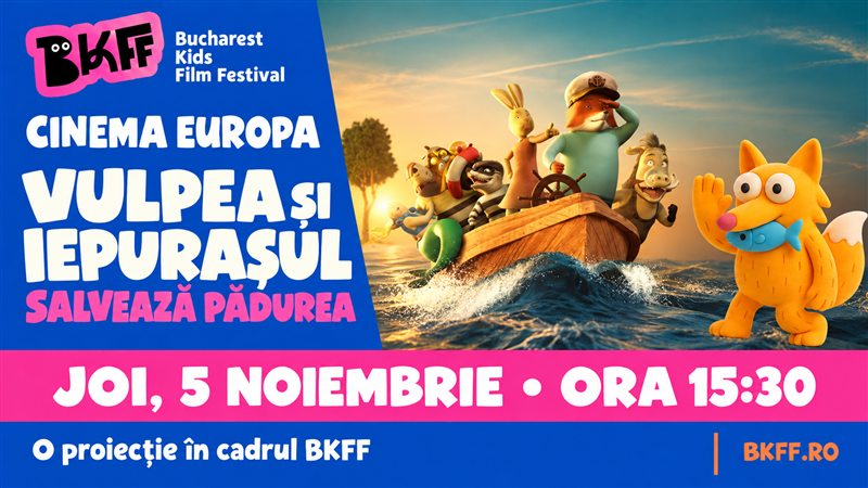 Afiș Vulpea și Iepurașul salvează pădurea, joi 5 noiembrie, ora 15:30