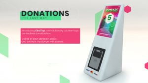 kindtap donation device